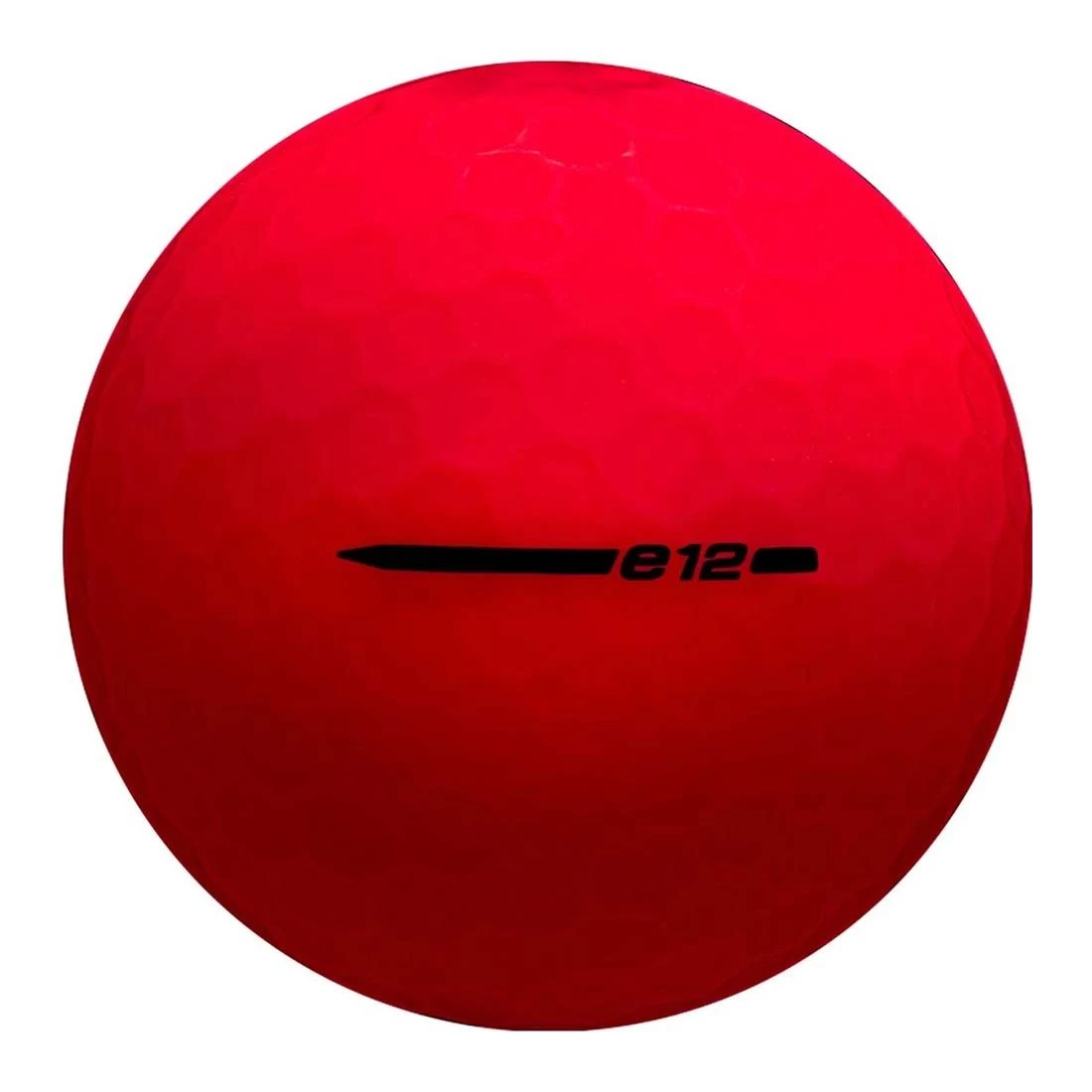 Bridgestone 2023 E12 Contact Matte Red Golf Balls - Image 2