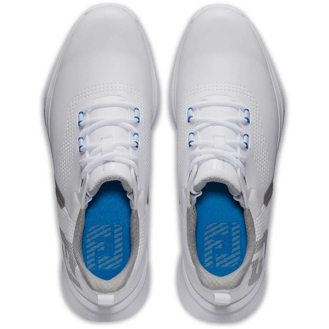 FootJoy FJ Fuel Golf Shoes White/Blue Jay - Image 6