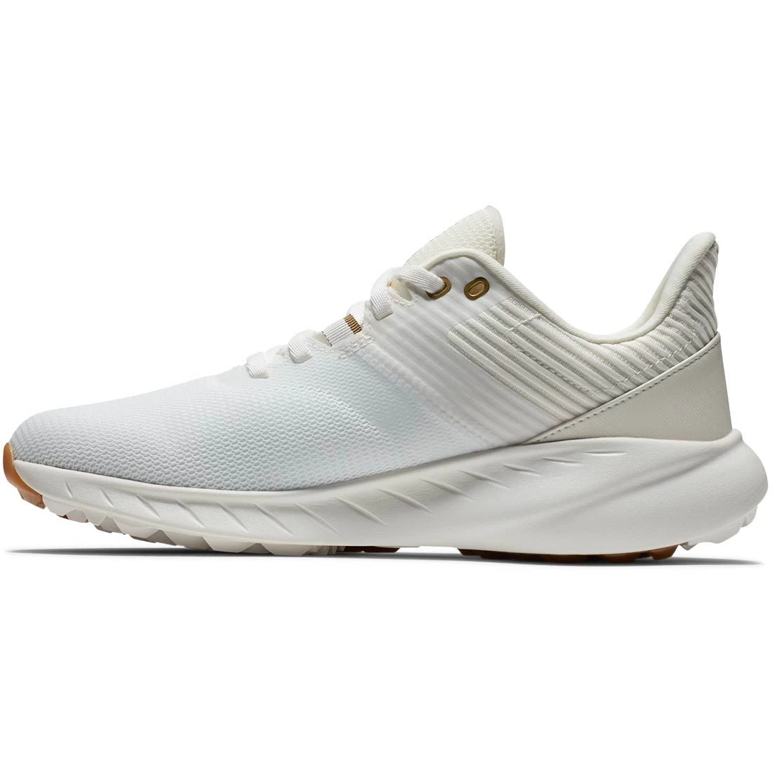 FootJoy Women's Flex Golf Shoes White/Beige - Image 6