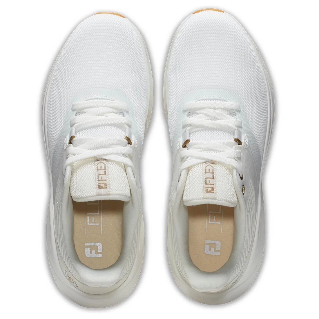 FootJoy Women's Flex Golf Shoes White/Beige - Image 7