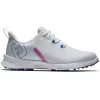FootJoy Women's Fuel Sport Golf Shoes White/Pink