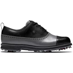 FootJoy Women's Premiere Series Golf Shoes Cap Toe Charcoal/Black