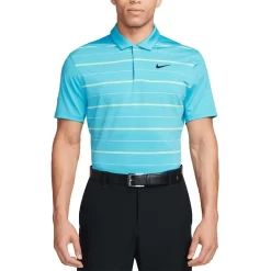 Nike Dri-FIT Tiger Woods Striped Polo