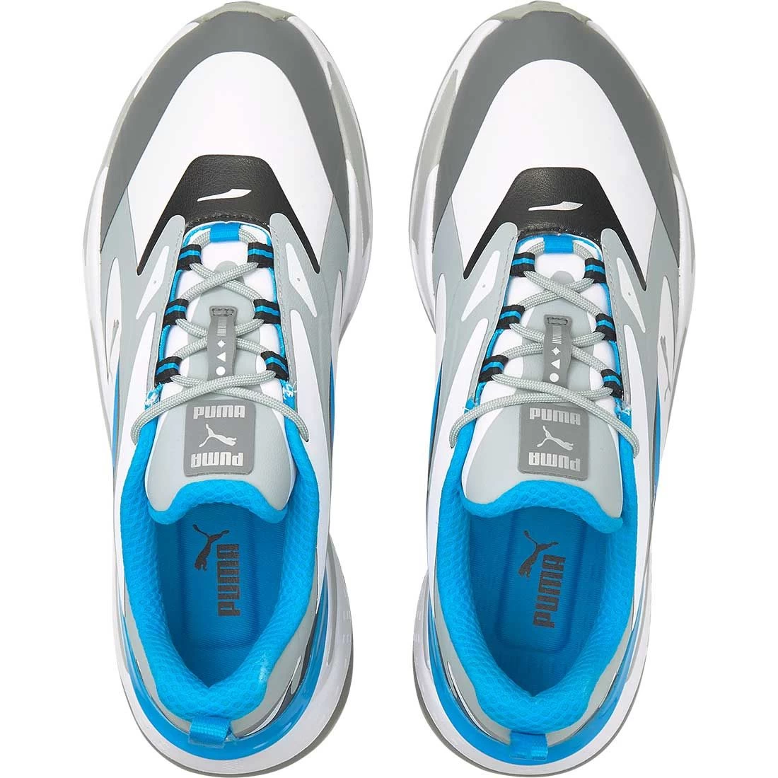 Puma GS-Fast Golf Shoes White/Quarry/Ocean Dive - Image 4