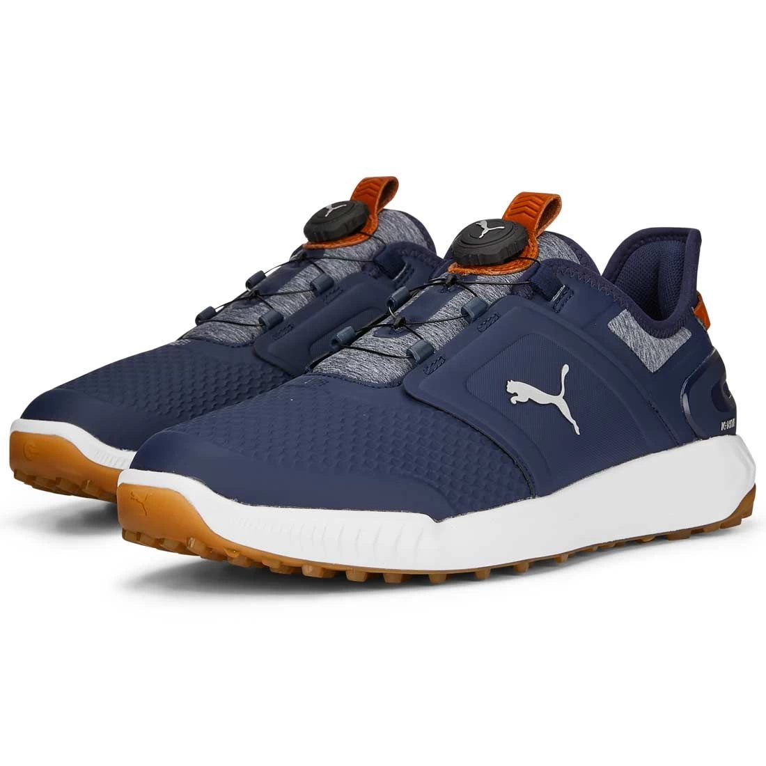 Puma Ignite Elevate Disc Golf Shoes Navy/Silver - Image 3