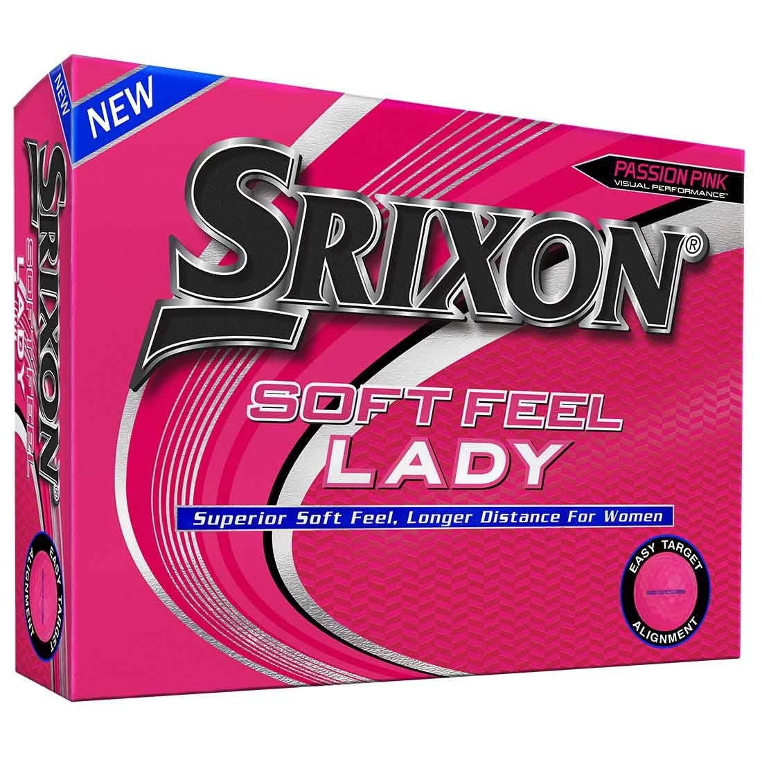 Srixon Women's Soft Feel Lady Personalized Pink Golf Balls
