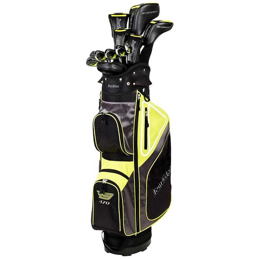 Tour Edge Bazooka 470 Black Complete Set W/ Cart Bag - Image 2